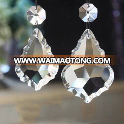 Wholesale fashion crystal maple Leaf accessories for light